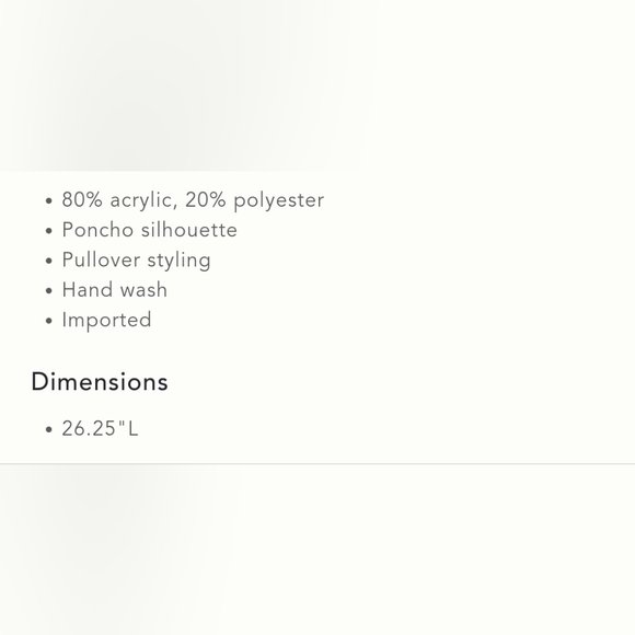 ANTHROPOLOGIE | Rosamund Cable Knit Poncho Sweater - Picture 9 of 9